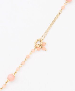 自由区 ストーンMIX ネックレス ピンク