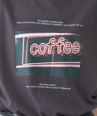AMERICAN HOLIC 刺繍&フォトプリントTシャツ Charcoal Gray