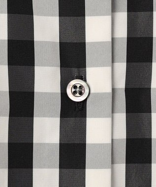 組曲 【洗える】ハイカウントタフタ ワンピース ブラック系4