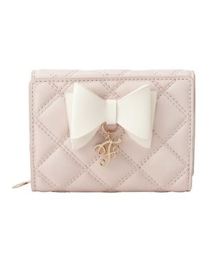 Maison de FLEUR Ｆチャームリボンウォレット Light Pink