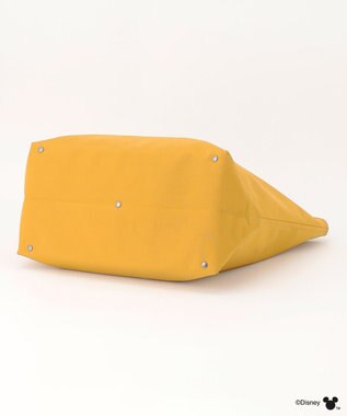 Y'SACCS 【Disney Collection】シルエットプリントトートバッグ　Lサイズ マスタード