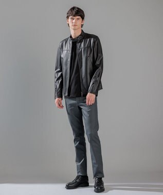 JOSEPH HOMME スビンソフトジャージー　クルーネック長袖Ｔシャツ ブラック系