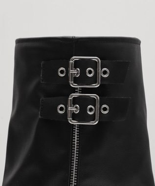 WEGO 厚底カバーロングブーツ ブラック