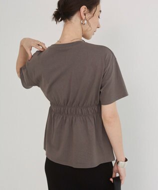WEGO 【ANGIE VINTAGE】ビスチェ風シャーリングT スミクロ