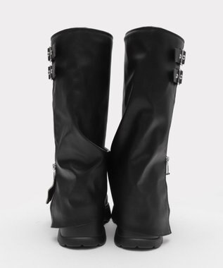 WEGO 厚底カバーロングブーツ ブラック