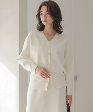 組曲 S 【先行予約】スウェットニット カーディガン