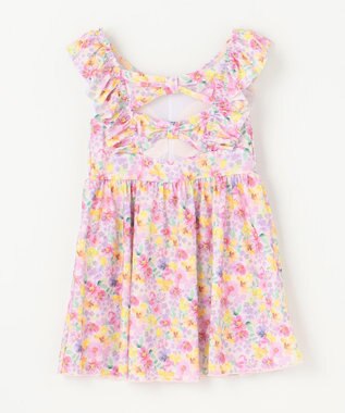 ANY KIDS 花柄 セパレート 水着 ピンク系花柄