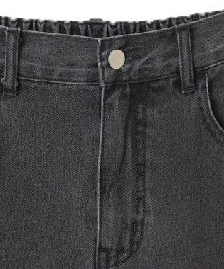 Green Parks ・ＤＯＵＢＬＥ　ＦＬＡＧＳ　サイドリボン刺繍デニ Black