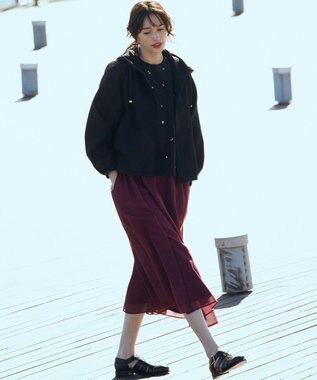 組曲 【WEB限定】ミニフラワーエンブロイダリー ブラウス ブラック系7