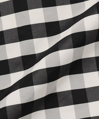 組曲 【洗える】ハイカウントタフタ ワンピース ブラック系4