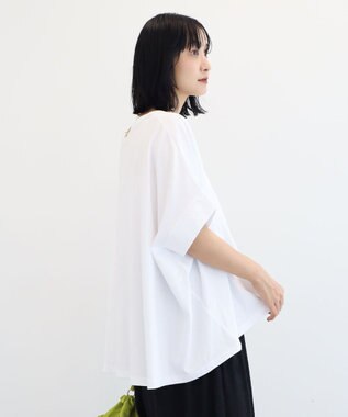 Green Parks 超冷感タック入りオーバーサイズプルオーバー Off White