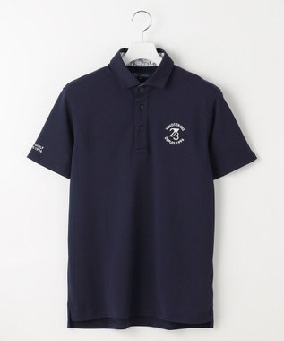 23区GOLF 【MEN】エイトムーブカノコ ストレッチポロシャツ ネイビー系