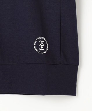 23区GOLF 【辻梨恵プロ着用】メッシュスリーブストレッチポロ ネイビー系