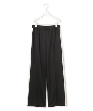 ICB 【洗える】 コンパクトトラックジャージー パンツ ブラック系