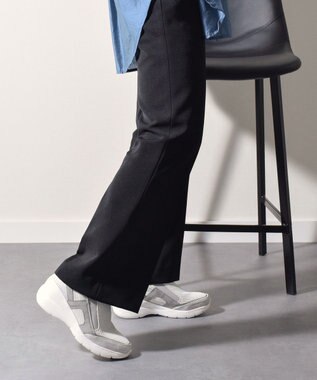 Bridget Birkin 【Round About】ヒールアップスリッポンスニーカー シルバーコンビ