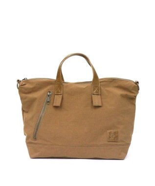 Regalo Felice 【A4サイズ対応 / 2way】天ファスナートート / REGALO BEA(ベージュ×キャメル)