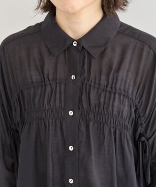 Green Parks ・ＥＬＥＮＣＡＲＥ　ＤＵＥ　シアーシャーリングシャツ Black