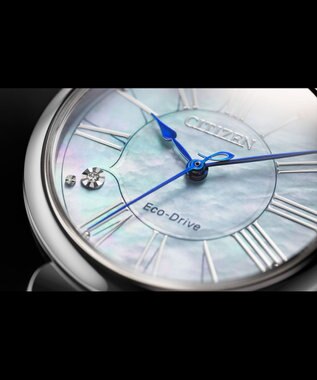CITIZEN 【シチズン エル】きらめくダイヤモンドのアクセントが華やぐジュエリーのような腕時計 広告モデル シルバー