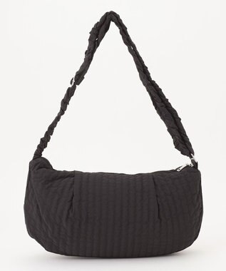 Y'SACCS 【Y’SACCS vous et】ギャザーショルダーヌビバッグ ブラック