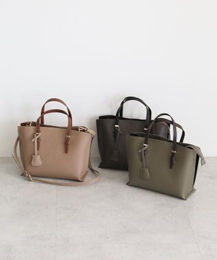 Green Parks ・ＫＯＳＳＯＲＥＣＯ　バイカラー２ＷＡＹミニトート Khaki