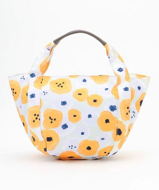 Y'SACCS 総柄プリントミニトートバッグ イエロー（花柄）