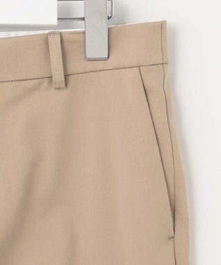 自由区 【XXSサイズ～/接触冷感/洗える】サテンストレッチ テーパードパンツ ベージュ系