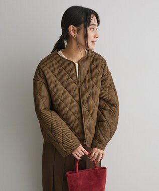 CRAFT STANDARD BOUTIQUE キルティングパイピングブルゾン Khaki