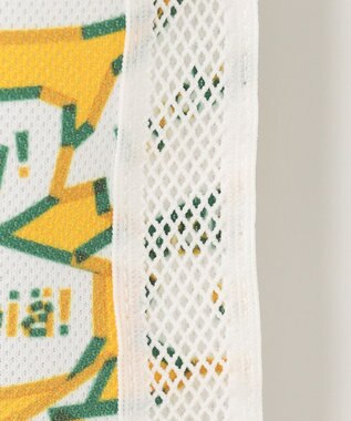 23区GOLF 【WOMEN】【吸水速乾/UVカット】YELL総柄プリントポロシャツ イエロー系5