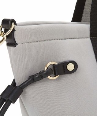 TOPKAPI 【新色追加】【TREASURE TOPKAPI】ネオプレン フロントポケット 2way ショルダー付き ミニトートバッグ グレー
