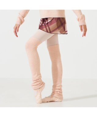 Chacott ジュニア レッグウォーマー ヨーロピアンピンク