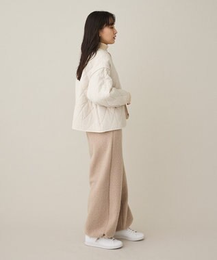 CRAFT STANDARD BOUTIQUE キルティングパイピングブルゾン Ivory