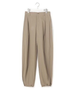 23区 【先行予約/SLOW/一部店舗限定】コットンナイロンタイプライター ワイドカーブ バギー パンツ カーキ