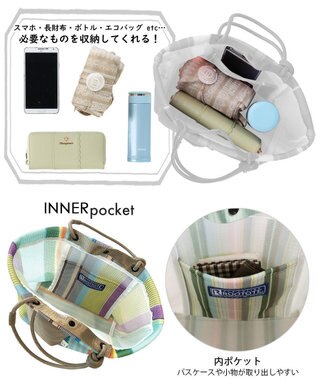 ROOTOTE 1084【手洗い可能】SC.デリ.ストライプ.ウエッファ-B 01：サックス