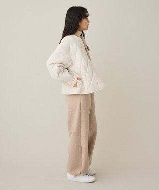 CRAFT STANDARD BOUTIQUE キルティングパイピングブルゾン Ivory