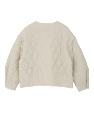 CRAFT STANDARD BOUTIQUE キルティングパイピングブルゾン Ivory