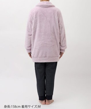 tsumori chisato SLEEP ツモリチサト ローブ 長袖 ルームウェア あったか レディース URW458 /ワコール パープル