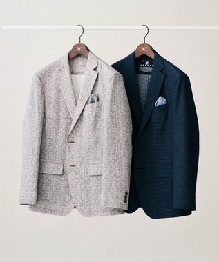 JOSEPH ABBOUD 【洗える/UV/エコ撥水/26SSモデル登場】ライトウェーブライト ジャケット ベージュ系【新色追加】