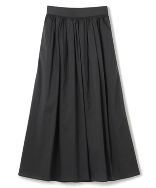 uncrave 【撥水・洗濯機洗い可】シアープルーフナイロン フレアスカート（uncrave STANDARD） ブラック