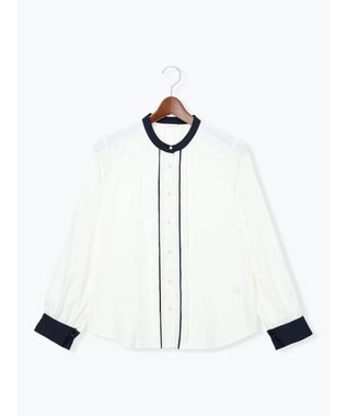Te chichi パール釦フロントタックブラウス オフホワイト
