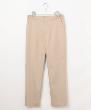 J.PRESS LADIES 【WEB限定・洗える】シャンブレーサテン テーパード パンツ 【WEB限定】ベージュ系