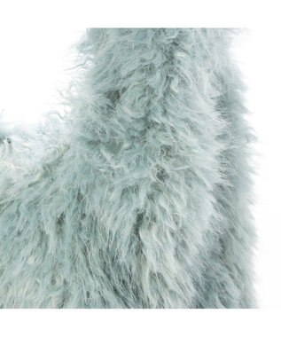 UNBILLION カシュカシュ cachecache / シャギーエコファーショッパーバッグ サックスブルー