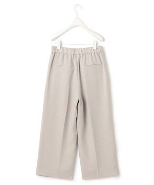 ICB 【WEB限定カラーあり】FluidBackSatin ワイドクロップドパンツ トープ系［WEB限定］