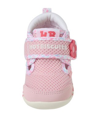 MIKI HOUSE HOT BISCUITS 【11.5-13.5cm】ダブルラッセル ファーストベビーシューズ ピンク