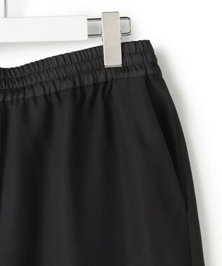 ICB L 【先行予約・WEB限定カラーあり】FluidBackSatin ワイドパンツ ブラック