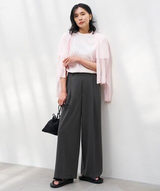 UNFILO BEAUTYFORM-Tコットン ベーシックTシャツ ピンク