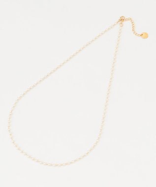 ANY SIS ロンデルパール調2連 ネックレス ライトゴールド