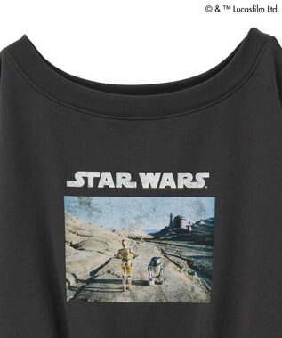 Green Parks ＳＴＡＲ　ＷＡＲＳ／オフショルスウェット Charcoal Gray