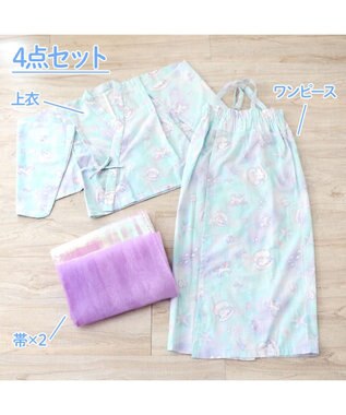 Mother garden 2025 マザーガーデン ユニコーン 2Way 浴衣  《シェル》　110/120/130/140 シェル