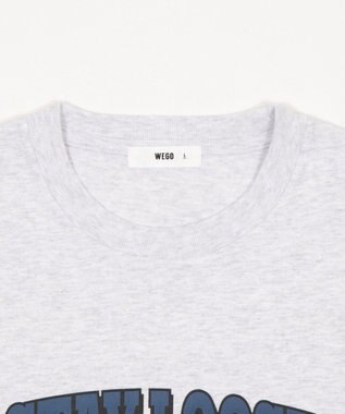 WEGO グラフィックBIG　T（長袖） アッシュグレー