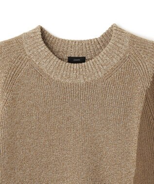 JOSEPH HOMME TWISTED COTTON CASHMERE KNIT キャメル系3